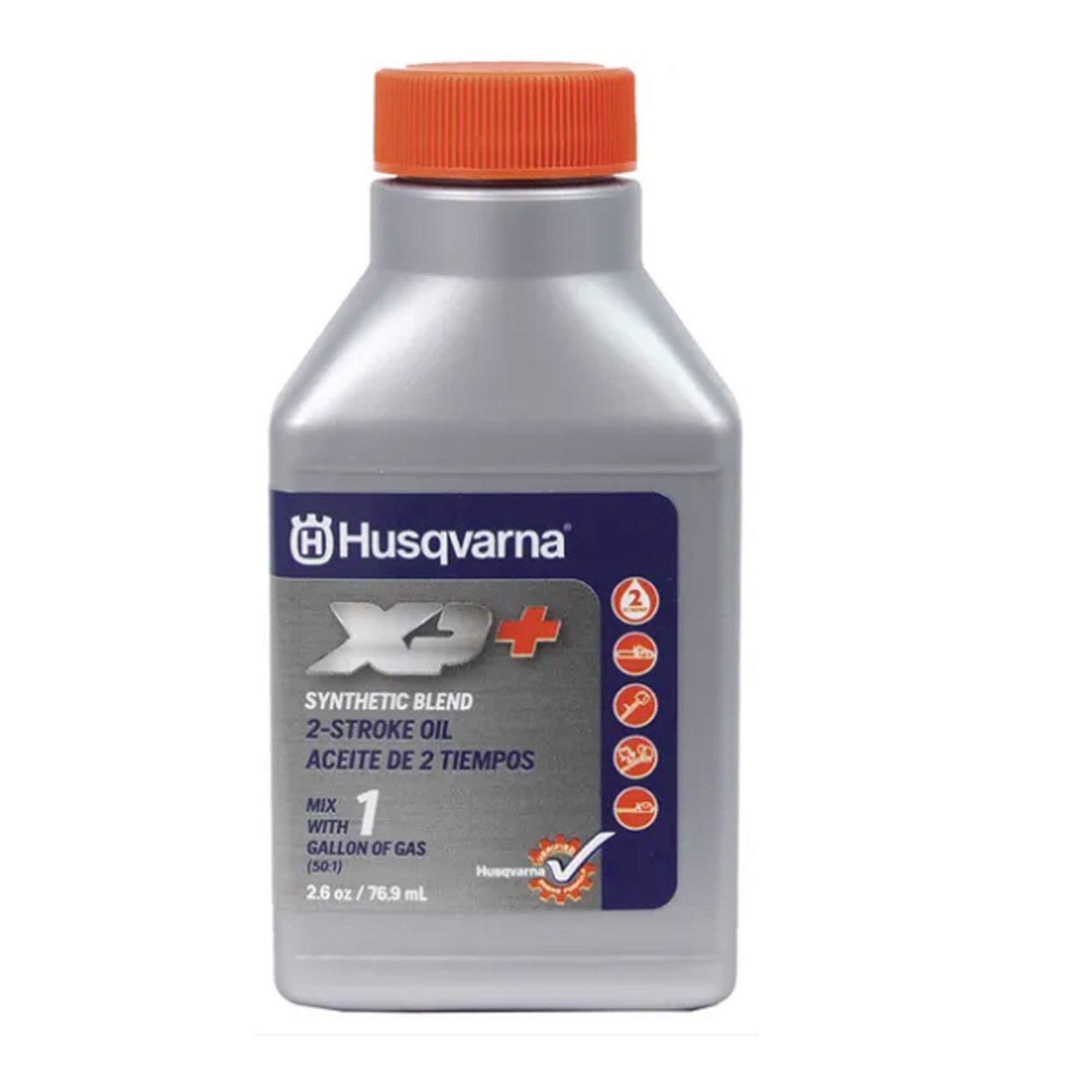 Part #598682101, Xp+ 2T Oil - 24/2.6 Oz (St) (598682101) - Lawn Mower Engine Lubricant By Husqvarna