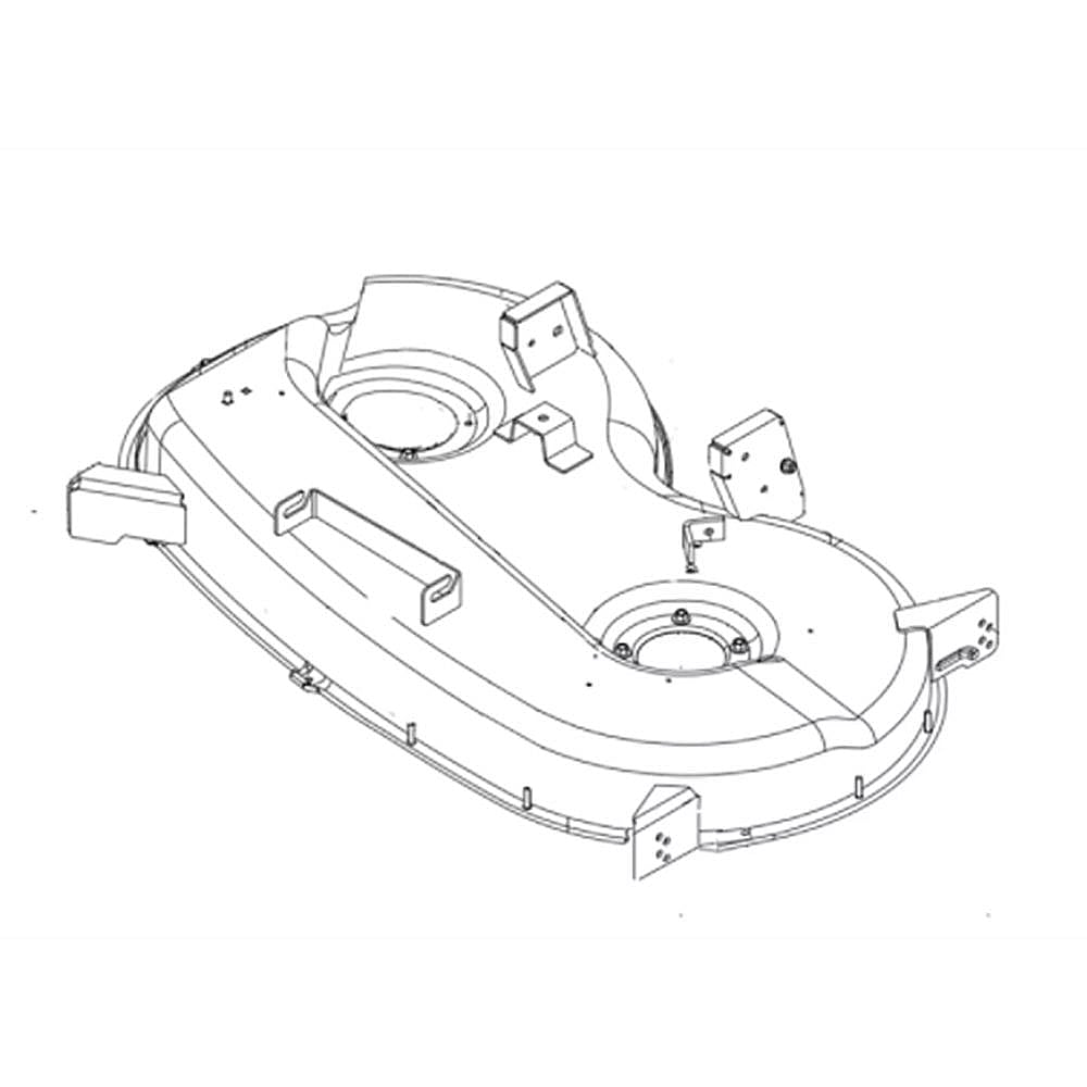Part #598727202, Lawn Tractor 46-In Deck Housing