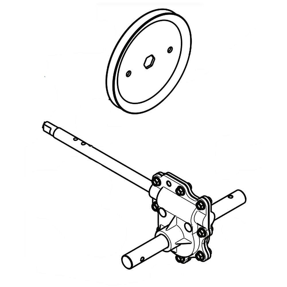 Part #598831601, Husqvarna Snowblower Gearbox Kit (Replaces 597371501)