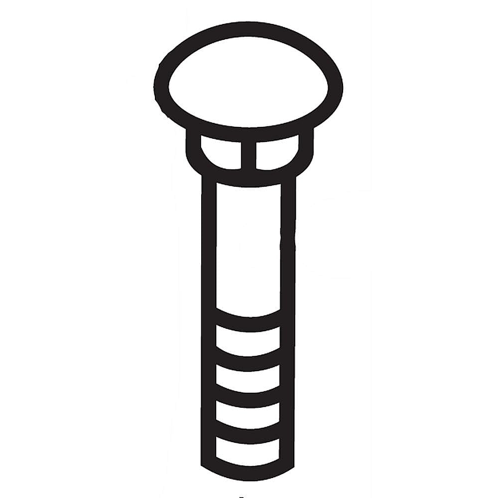 Part #596136201, Lawn Tractor Bolt, 3/8-16 X 1-3/4-In