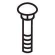 Lawn Tractor Bolt, 3/8-16 X 1-3/4-in for Western Auto 7124A79 - Part 596136201
