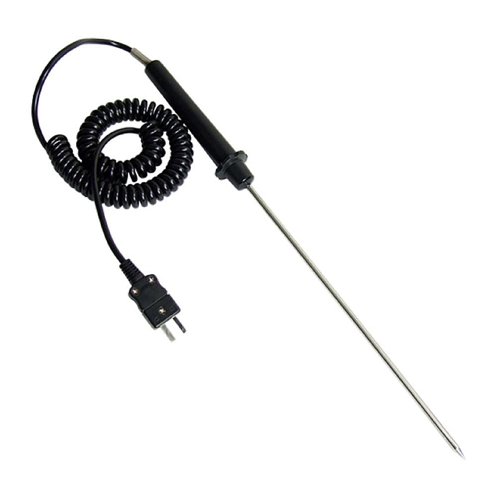 Part #att30, Uei Test Instruments Temp Probe, J-Type Lqd 8 In