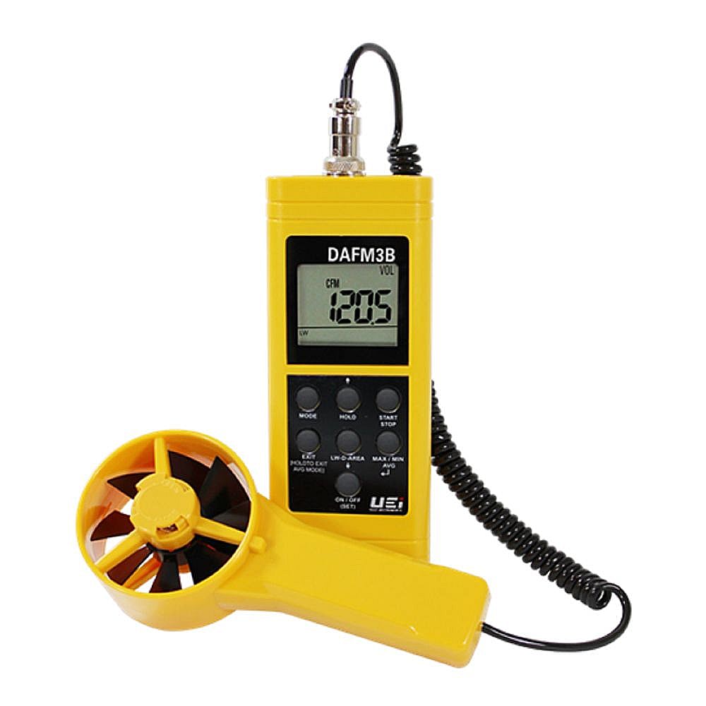 Part #dafm3B, Uei Test Instruments Vane Anemometer W/rh%