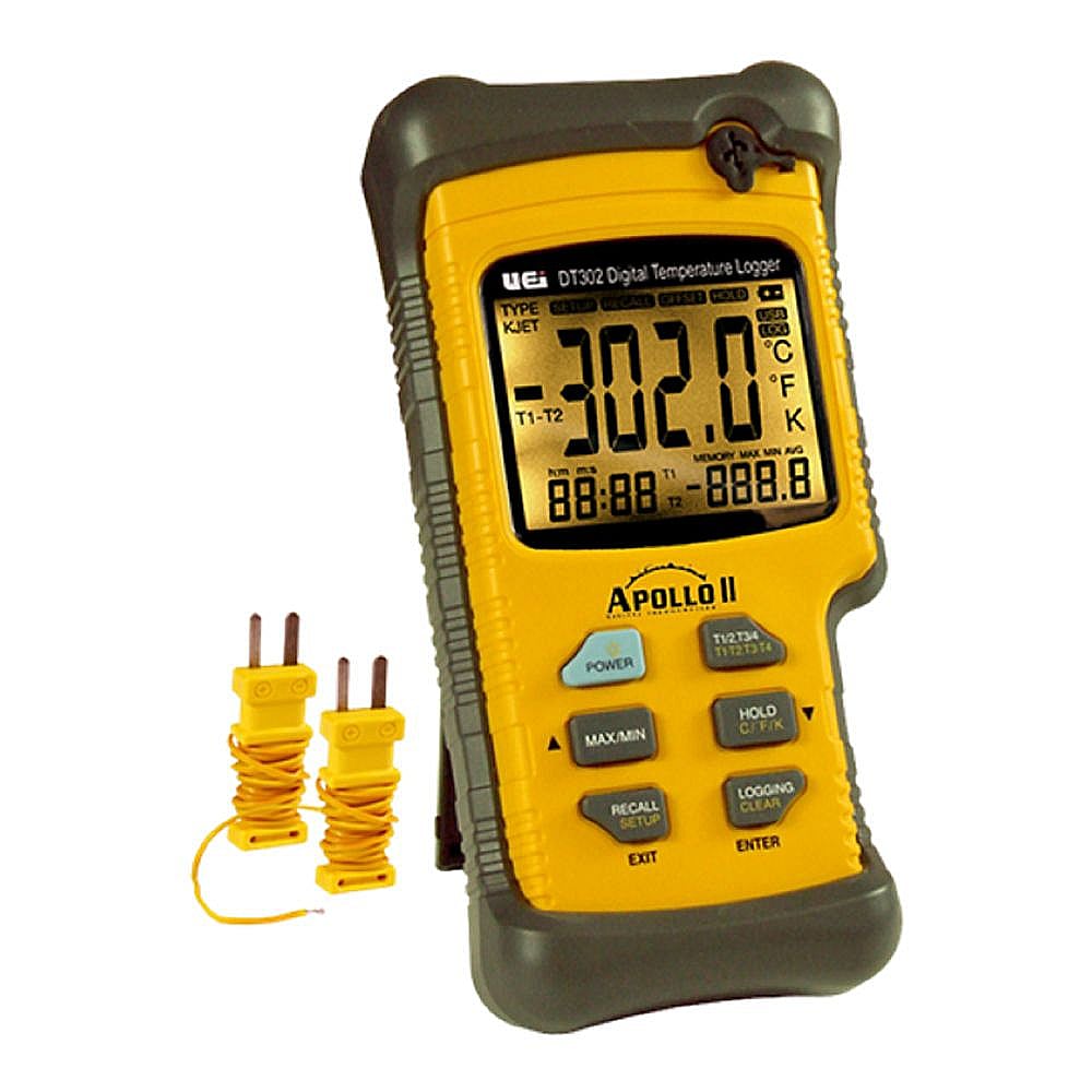 Part #dt302, Uei Test Instruments Dig Dual Input Therm, logging