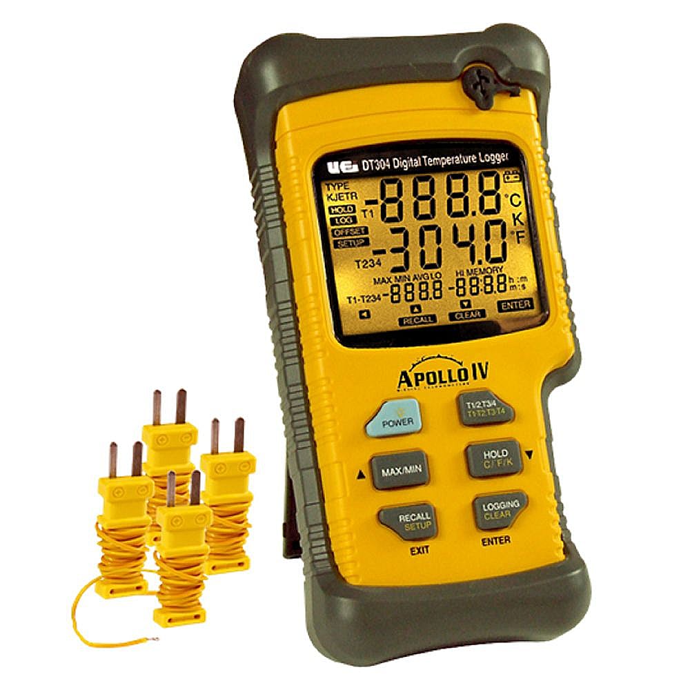 Part #dt304, Uei Test Instruments Dig Quad Input Therm, Loggin