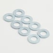 Metric Flat Washer, 8-pack STD851010