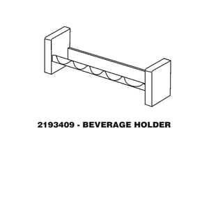 Refrigerator Beverage Rack 2193409