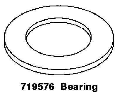Part #wp719576, Dishwasher Lower Spray Arm Bearing / 2.00 x 2.00 x 0.12