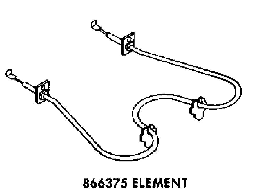 Photo of Range Bake Element from Repair Parts Direct