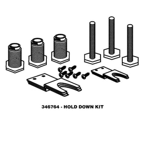 Dryer Hold-down Kit 346764A