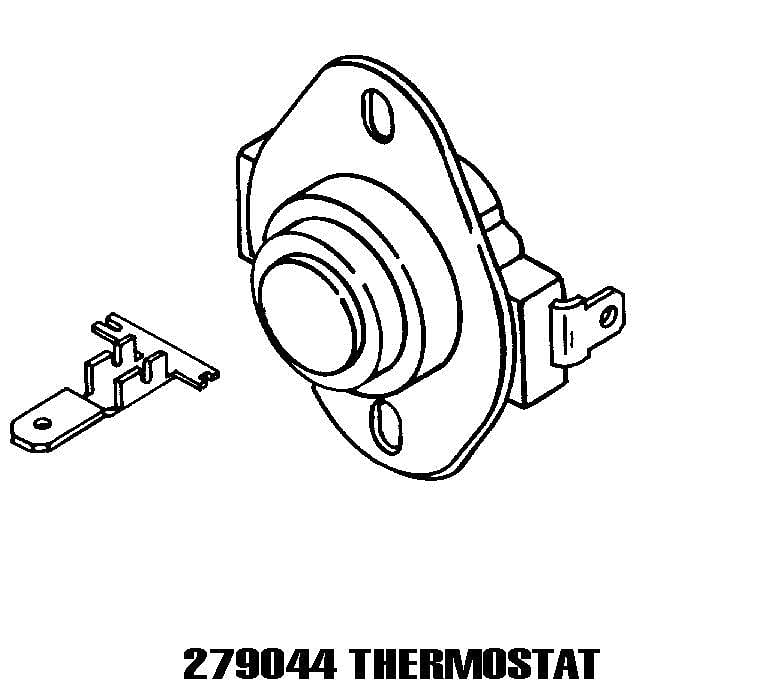 Photo of Dryer Operating Thermostat from Repair Parts Direct