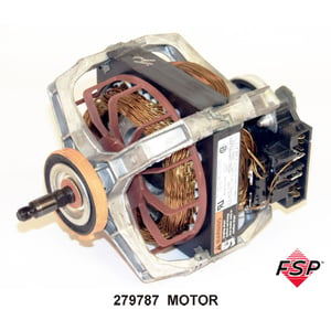 Dryer Drive Motor And Pulley (replaces 3391891, 3391893, 3395654, 661655, 8528320, 8538263, 8539556, W10250900, W10317045, W10396028, W10438969, W10508322) 279787