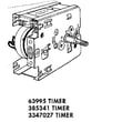 Timer for Whirlpool LA5530XPW0 - Part 63995