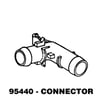Washer Drain Hose Connector for Kenmore 11072425720 - Part 95440
