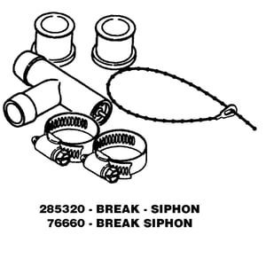 Washer Siphon Break 76660