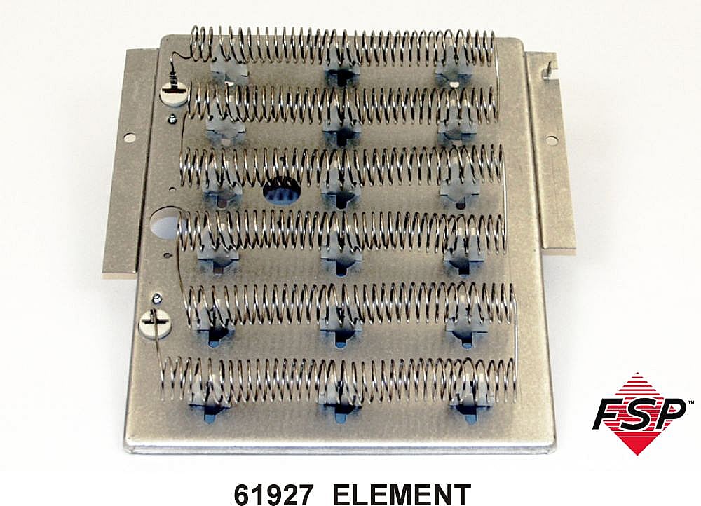 Part #61927, Amana Dryer Heating Element (Replaces 61195) / 12.44 x 11.07 x 4.00